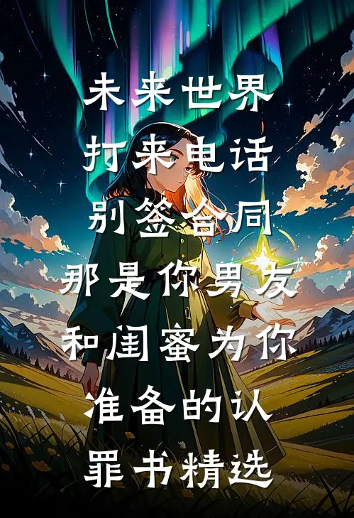 未来世界打来电话：别签合同，那是你男友和闺蜜为你准备的认罪书精选