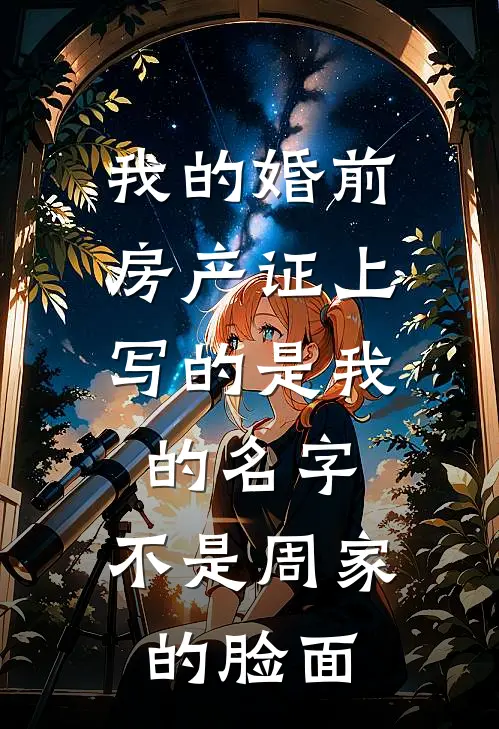 我的婚前房产证上，写的是我的名字，不是周家的脸面