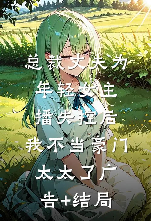 总裁丈夫为年轻女主播失控后，我不当豪门太太了广告+结局