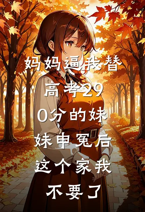 妈妈逼我替高考290分的妹妹申冤后,这个家我不要了