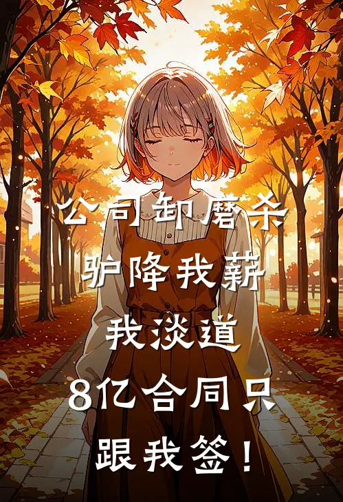 公司卸磨杀驴降我薪,我淡道:8亿合同只跟我签!