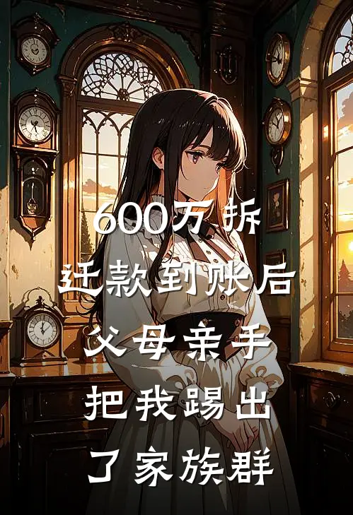 600万拆迁款到账后,父母亲手把我踢出了家族群
