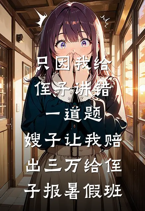 只因我给侄子讲错一道题,嫂子让我赔出三万给侄子报暑假班
