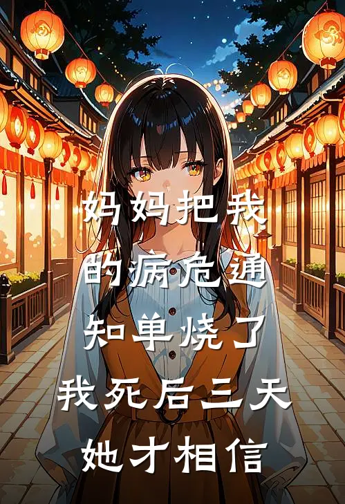 妈妈把我的病危通知单烧了,我死后三天她才相信(抖音热门)完整版小说全文免费阅读_免费阅读无弹窗妈妈把我的病危通知单烧了,我死后三天她才相信抖音热门