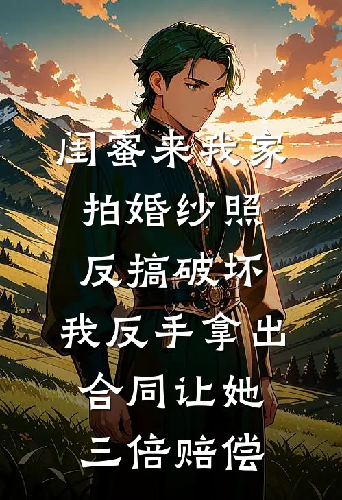闺蜜来我家拍婚纱照反搞破坏,我反手拿出合同让她三倍赔偿
