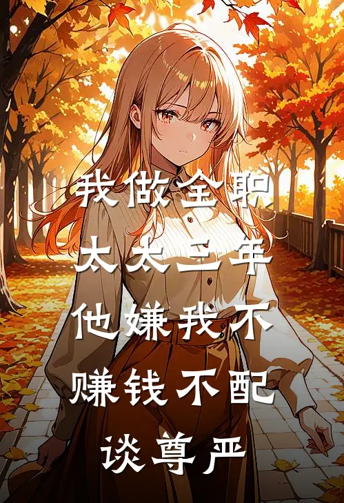 我做全职太太三年，他嫌我不赚钱不配谈尊严