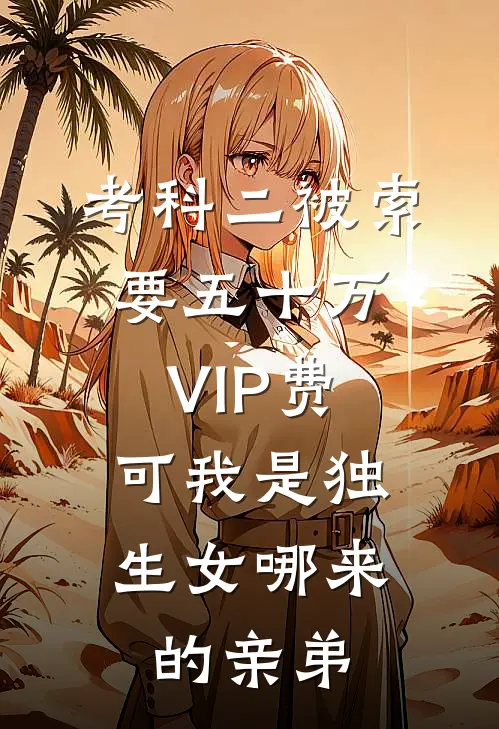 考科二被索要五十万VIP费,可我是独生女哪来的亲弟