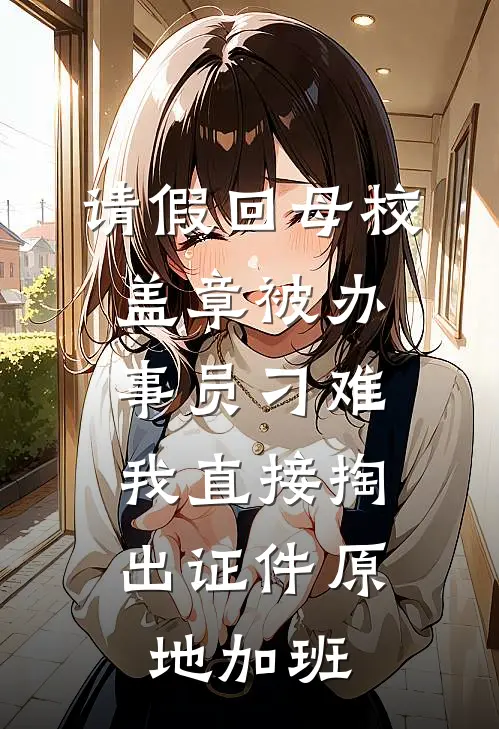 请假回母校盖章被办事员刁难,我直接掏出证件原地加班
