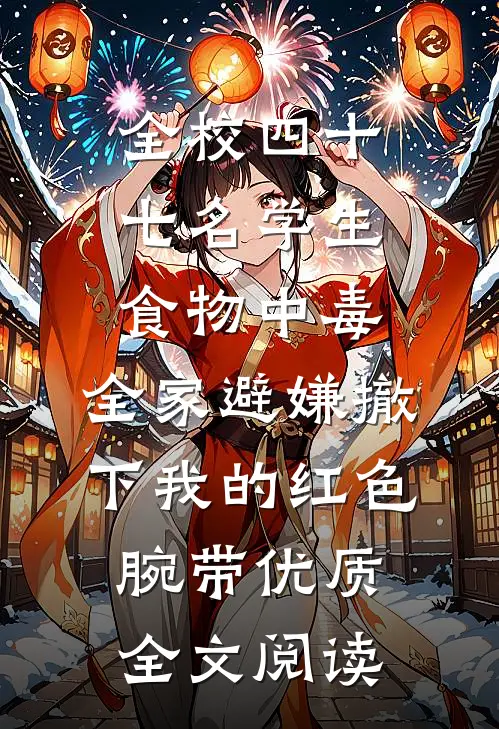 全校四十七名学生食物中毒，全家避嫌撤下我的红色腕带优质全文阅读