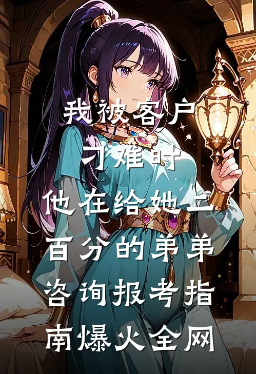 我被客户刁难时，他在给她二百分的弟弟咨询报考指南爆火全网