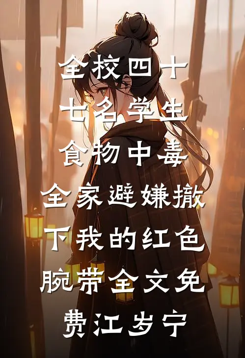 全校四十七名学生食物中毒,全家避嫌撤下我的红色腕带全文免费江岁宁
