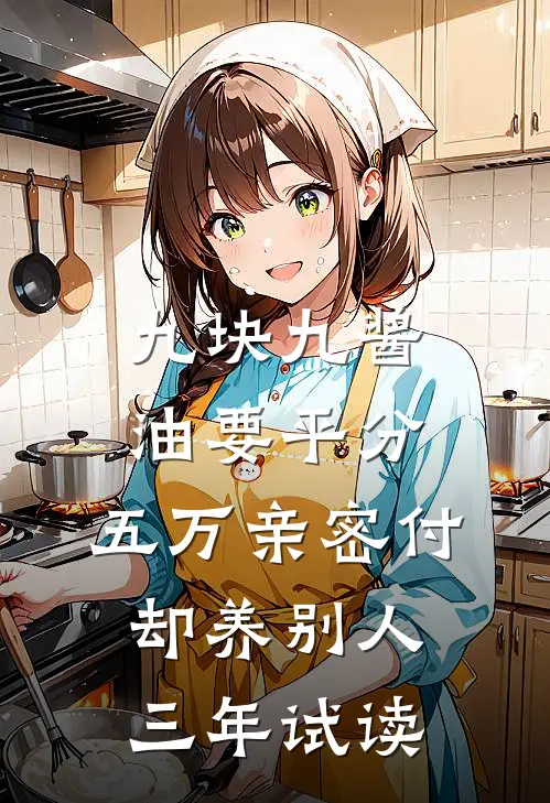 九块九酱油要平分,五万亲密付却养别人三年试读