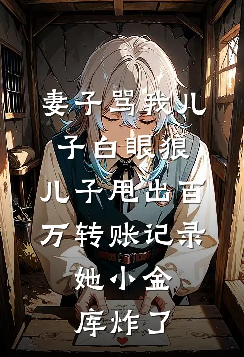 妻子骂我儿子白眼狼,儿子甩出百万转账记录,她小金库炸了