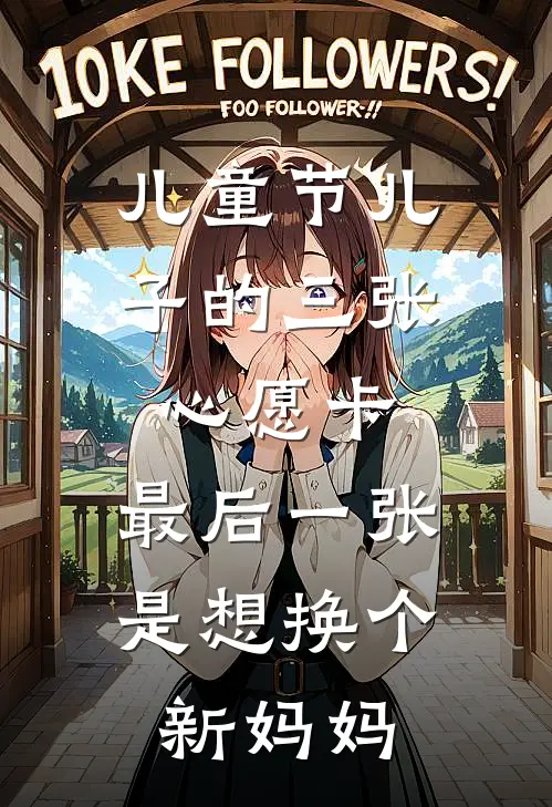 儿童节儿子的三张心愿卡，最后一张是想换个新妈妈