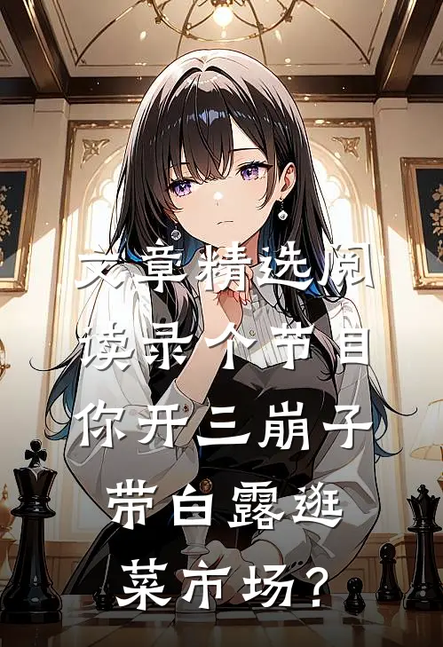 文章精选阅读录个节目，你开三崩子带白露逛菜市场？