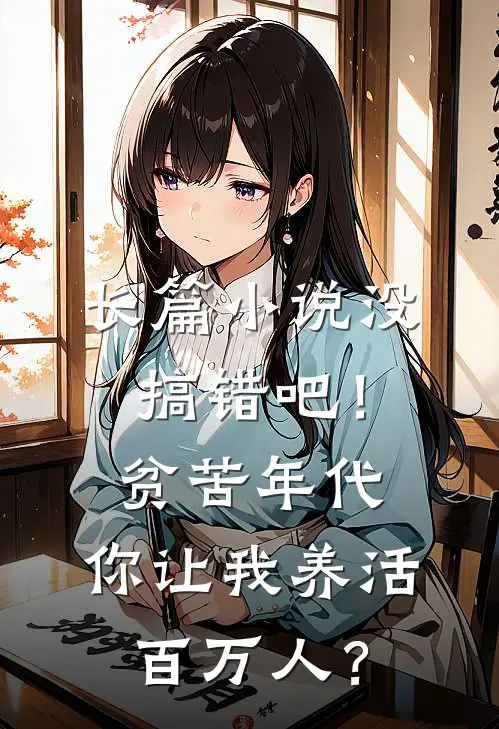 长篇小说没搞错吧！贫苦年代，你让我养活百万人？