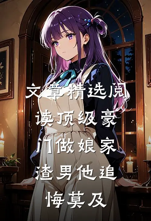 文章精选阅读顶级豪门做娘家，渣男他追悔莫及