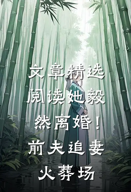 文章精选阅读她毅然离婚！前夫追妻火葬场