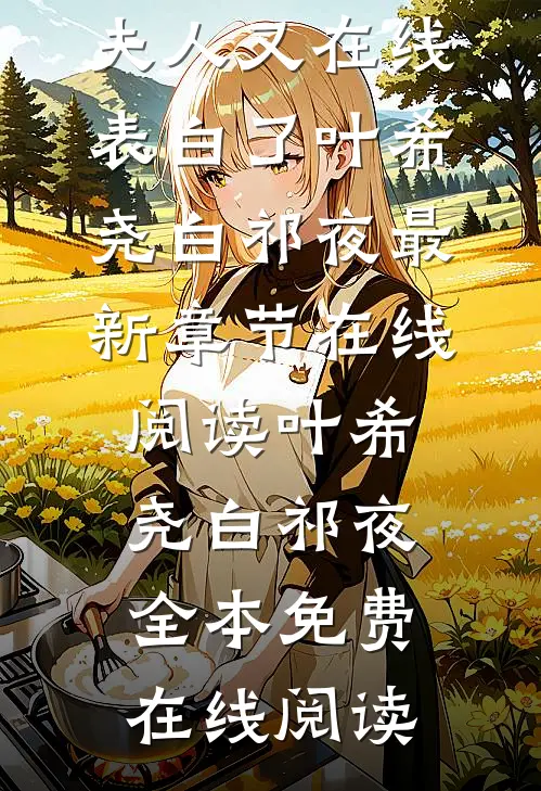 热门小说叶少,夫人又在线表白了