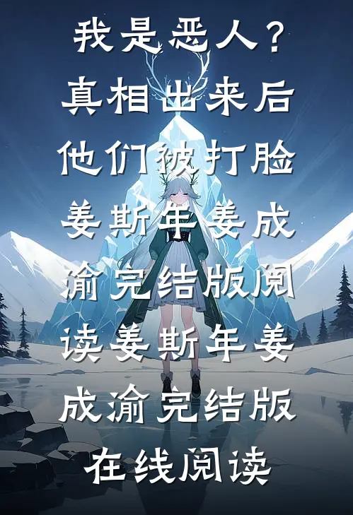 全本小说说我是恶人?真相出来后他们被打脸