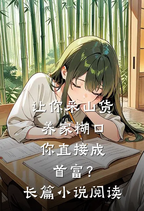 让你采山货养家糊口，你直接成首富？长篇小说阅读
