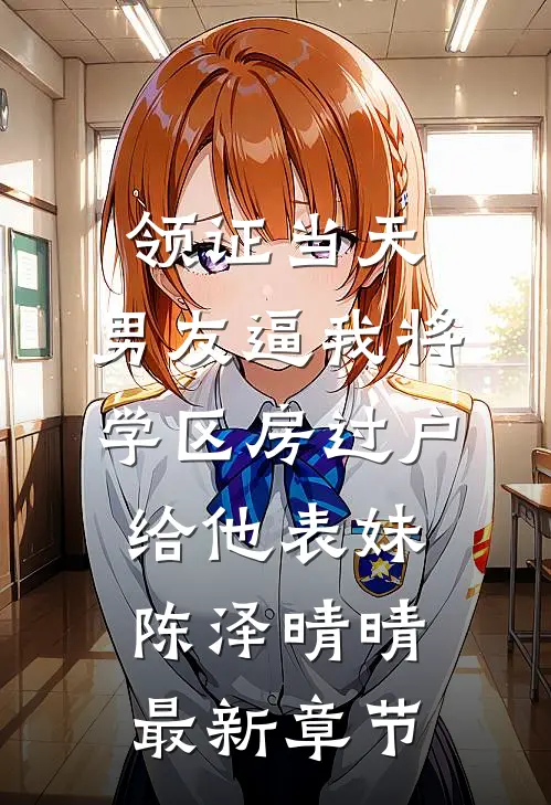 领证当天，男友逼我将学区房过户给他表妹陈泽晴晴最新章节