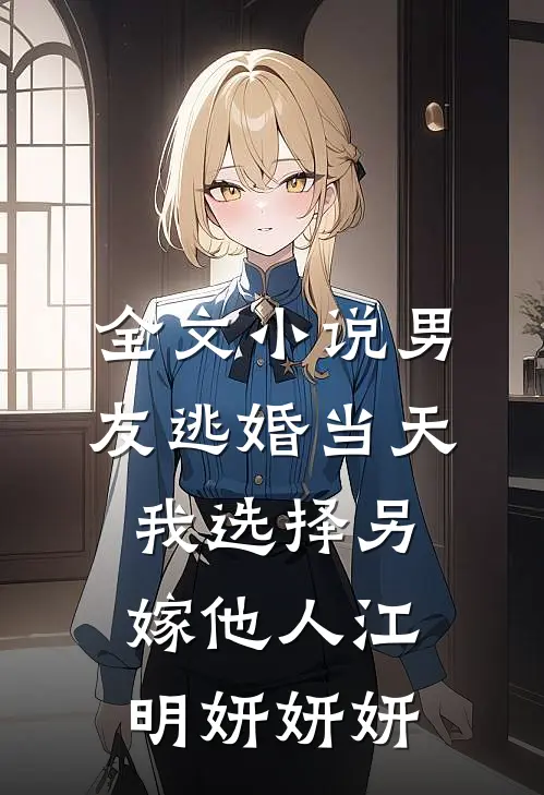 全文小说男友逃婚当天，我选择另嫁他人江明妍妍妍