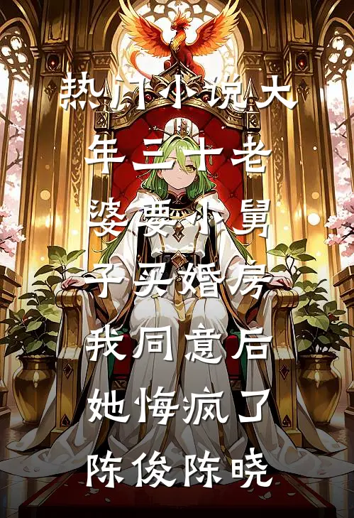 热门小说大年三十老婆要小舅子买婚房，我同意后她悔疯了陈俊陈晓
