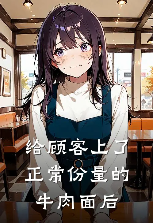 给顾客上了正常份量的牛肉面后