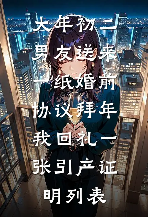 大年初二男友送来一纸婚前协议拜年，我回礼一张引产证明列表