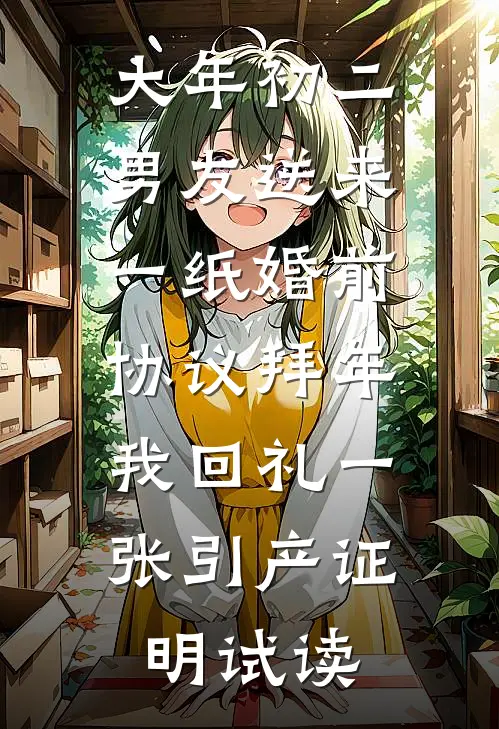 大年初二男友送来一纸婚前协议拜年，我回礼一张引产证明试读