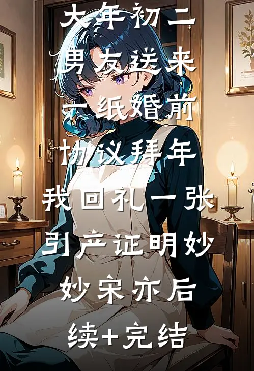 大年初二男友送来一纸婚前协议拜年，我回礼一张引产证明妙妙宋亦后续+完结
