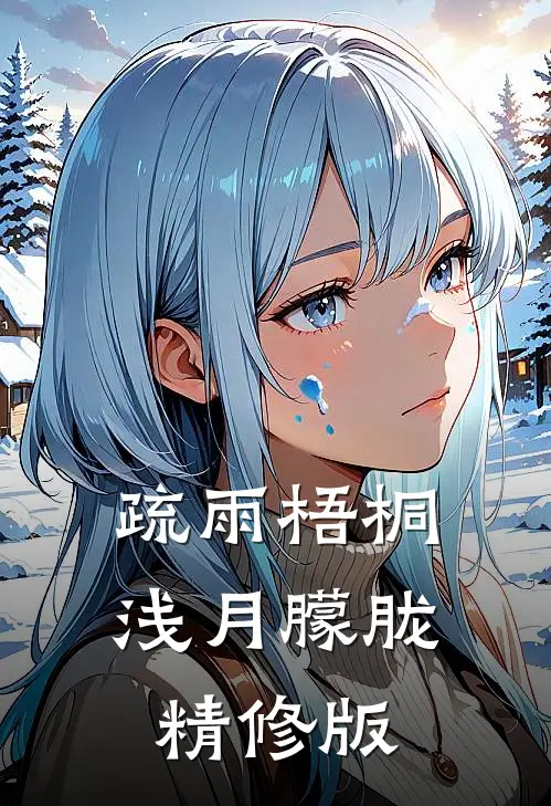 疏雨梧桐浅月朦胧精修版