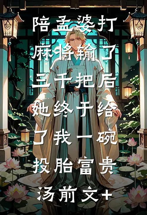 陪孟婆打麻将输了三千把后，她终于给了我一碗投胎富贵汤前文+