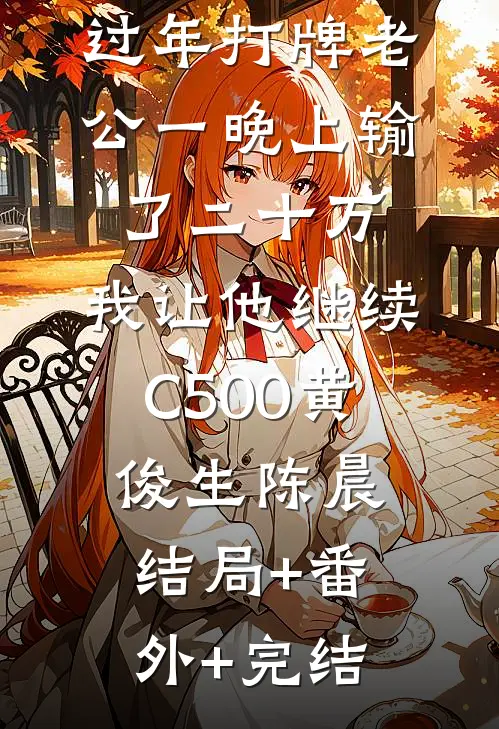过年打牌老公一晚上输了二十万，我让他继续C500黄俊生陈晨结局+番外+完结