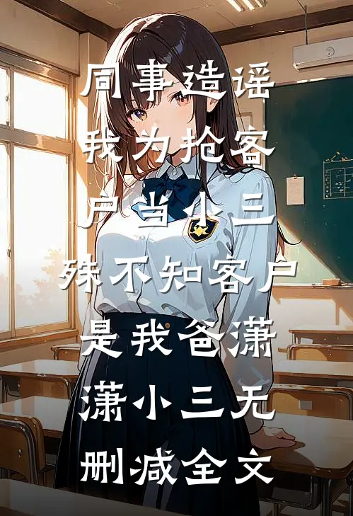 同事造谣我为抢客户当小三，殊不知客户是我爸潇潇小三无删减全文
