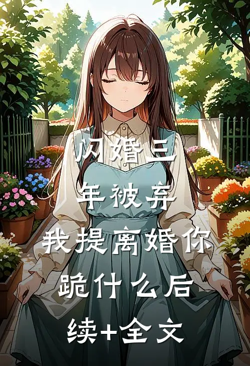 闪婚三年被弃，我提离婚你跪什么后续+全文