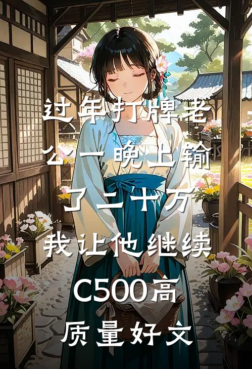 过年打牌老公一晚上输了二十万，我让他继续C500高质量好文