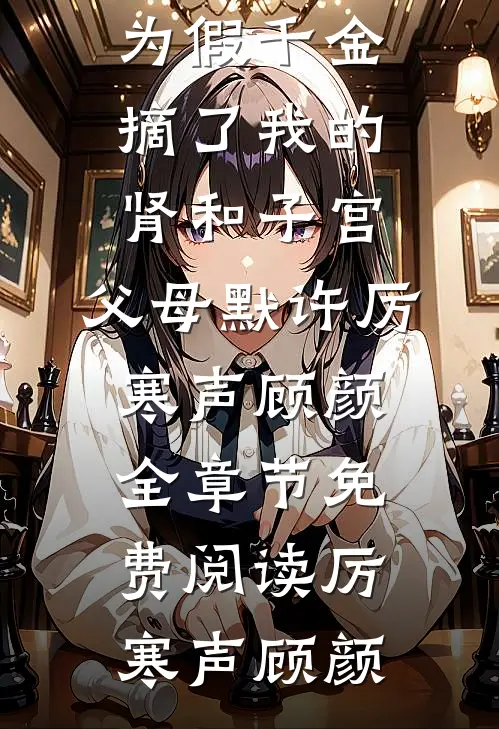 竹马为假千金摘了我的肾和子宫,父母默许厉寒声顾颜全章节免费阅读