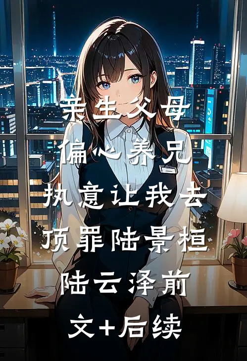 亲生父母偏心养兄，执意让我去顶罪陆景桓陆云泽前文+后续