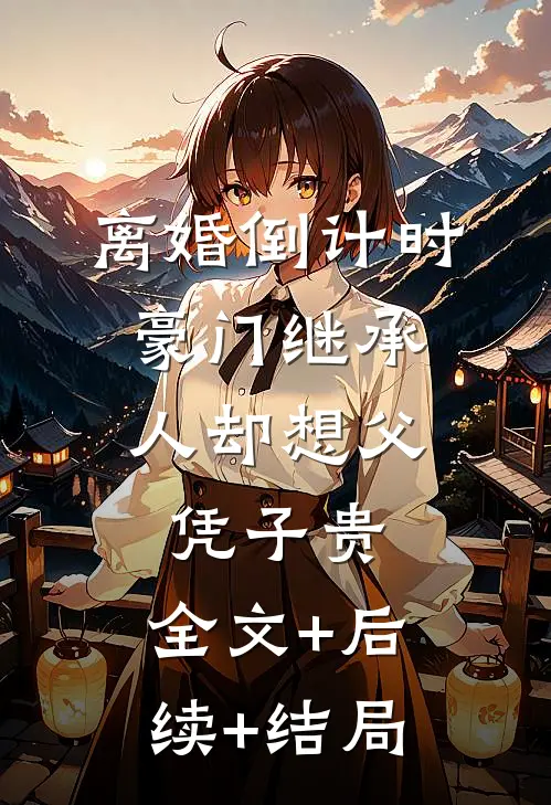 离婚倒计时，豪门继承人却想父凭子贵:全文+后续+结局