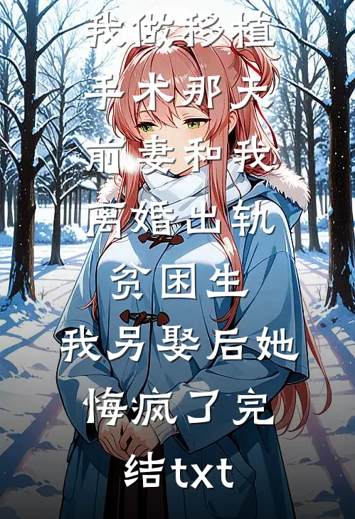 我做移植手术那天，前妻和我离婚出轨贫困生，我另娶后她悔疯了完结txt