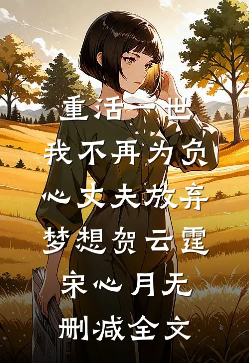 重活一世，我不再为负心丈夫放弃梦想贺云霆宋心月无删减全文