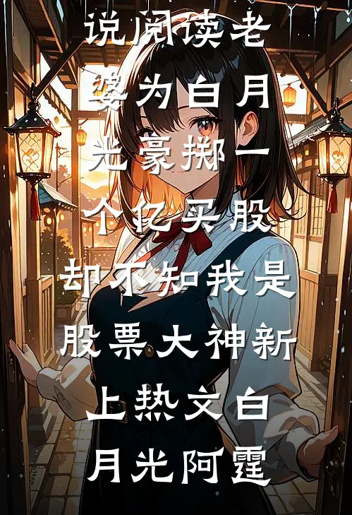 老婆为白月光豪掷一个亿买股,却不知我是股票大神新上热文