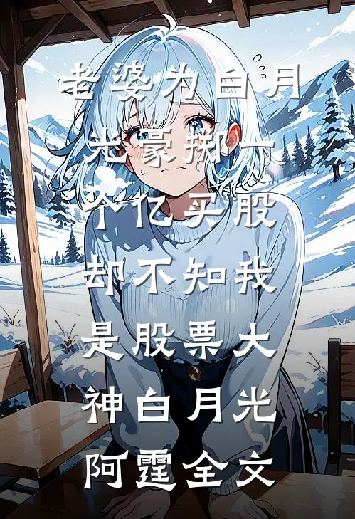 老婆为白月光豪掷一个亿买股，却不知我是股票大神白月光阿霆全文