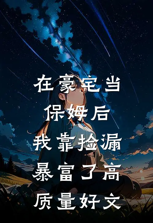 在豪宅当保姆后，我靠捡漏暴富了高质量好文