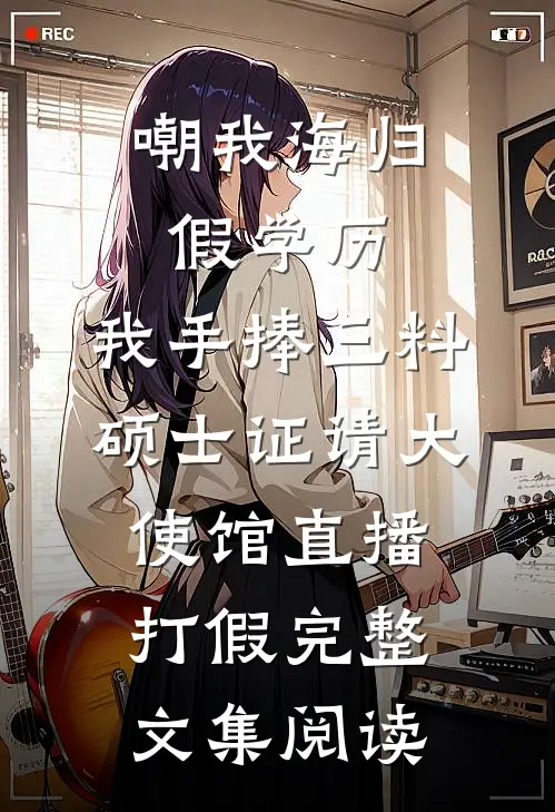 嘲我海归假学历，我手捧三料硕士证请大使馆直播打假完整文集阅读