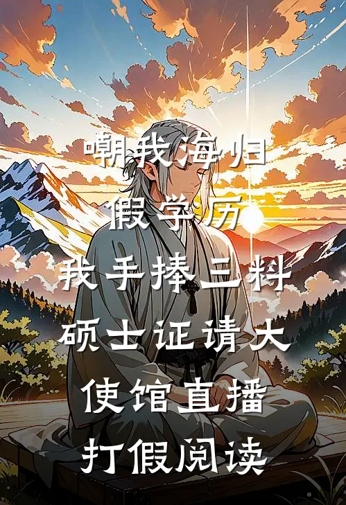 嘲我海归假学历，我手捧三料硕士证请大使馆直播打假阅读