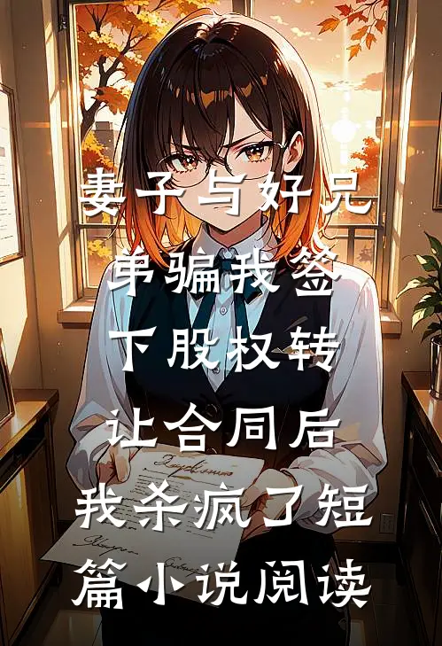 妻子与好兄弟骗我签下股权转让合同后，我杀疯了短篇小说阅读
