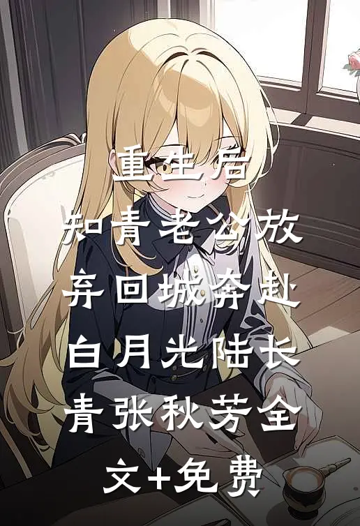 重生后，知青老公放弃回城奔赴白月光陆长青张秋芳全文+免费
